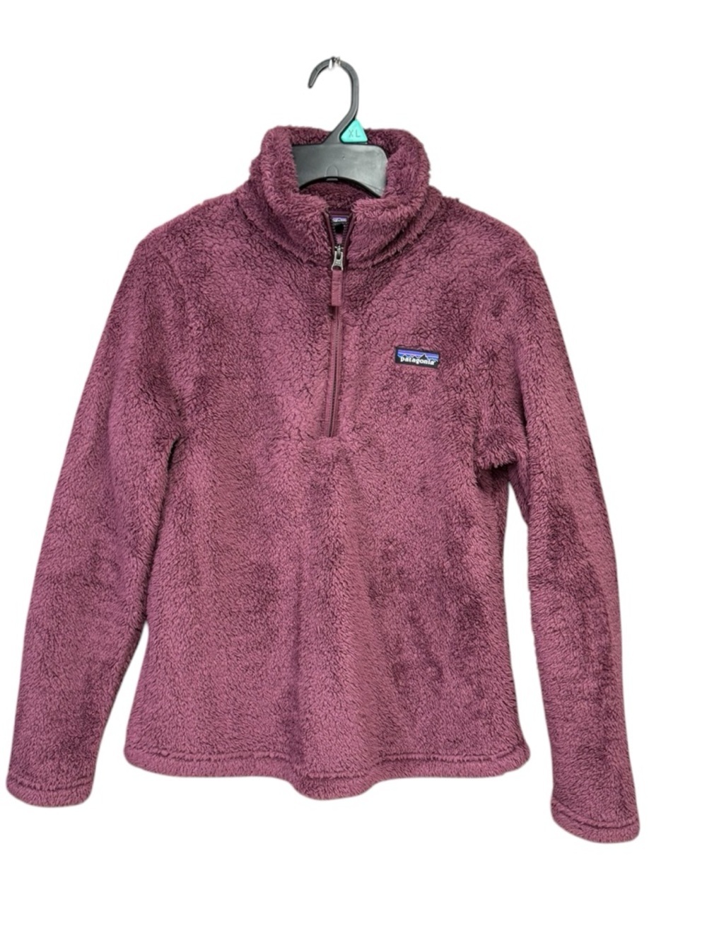 Patagonia size small Plush Half-Zip Fleece Pullover - Plum